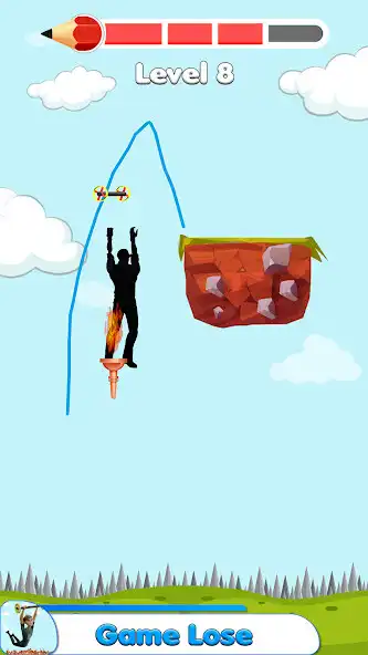 Play Draw Flights Line Bridge Game as an online game Draw Flights Line Bridge Game with UptoPlay