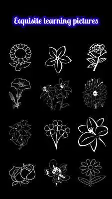Play Draw Glow Flower