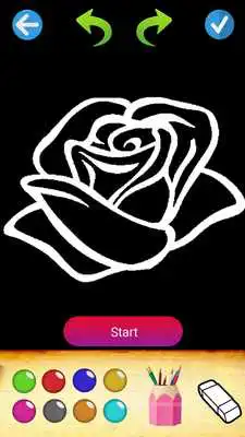 Play Draw Glow Flower
