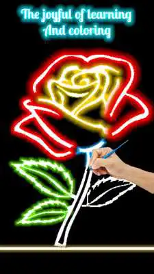 Play Draw Glow Flower