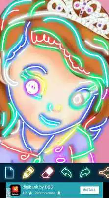 Play Draw Glowing Princess Play Draw Glowing Princess