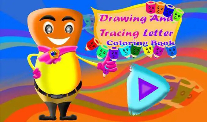 Play Drawing and Tracing Letter-Coloring Book