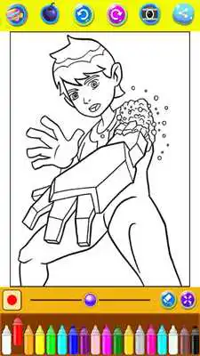 Play Drawing Ben Ten - Coloring Pages