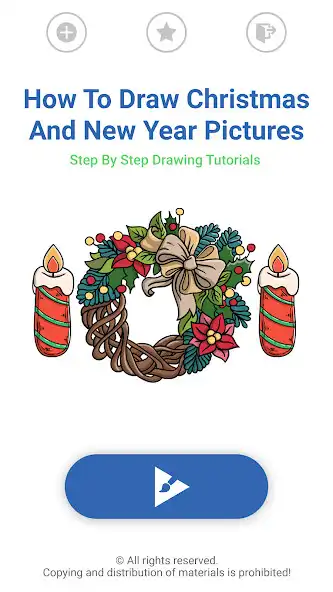 Play Drawing Christmas Pictures as an online game Drawing Christmas Pictures with UptoPlay