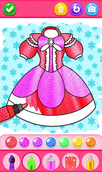 Play Drawing dress game for girls as an online game Drawing dress game for girls with UptoPlay