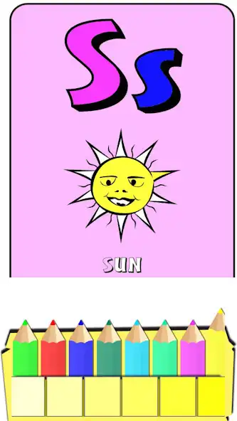 Play Drawing for kids - Learn ABC! as an online game Drawing for kids - Learn ABC! with UptoPlay