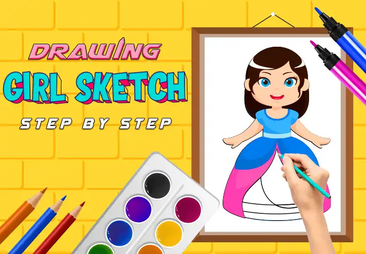 Play Drawing Girl Sketch Step by St  and enjoy Drawing Girl Sketch Step by St with UptoPlay