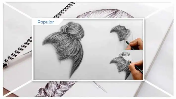 Play Drawing Hair Step by Step