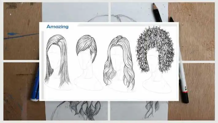 Play Drawing Hair Step by Step