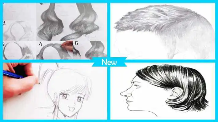 Play Drawing Hair Step by Step