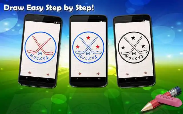Play Drawing Lessons Hockey Logos