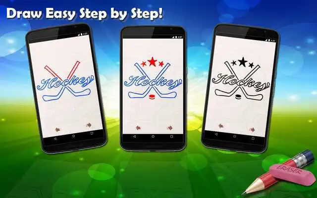 Play Drawing Lessons Hockey Logos