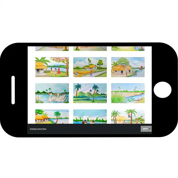 Play Drawing Scenery Ideas as an online game Drawing Scenery Ideas with UptoPlay