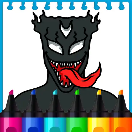 Play Drawing Venom Coloring Book APK