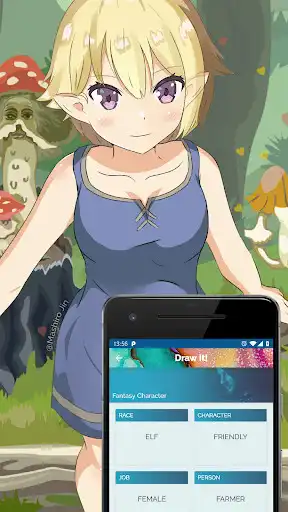 Play Draw It! - creative art idea generators as an online game Draw It! - creative art idea generators with UptoPlay