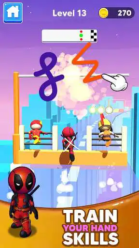 Play Draw Race  3D as an online game Draw Race  3D with UptoPlay