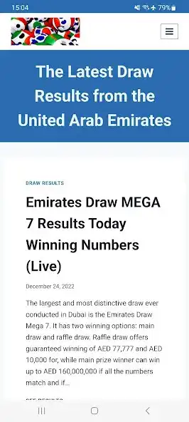 Play Draw Results - Arab Emirates  and enjoy Draw Results - Arab Emirates with UptoPlay