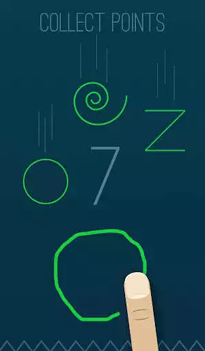 Play APK Draw Shapes: skillful one finger drawing rush  and enjoy Draw Shapes: skillful one finger drawing rush with UptoPlay net.crownplay.Shapes