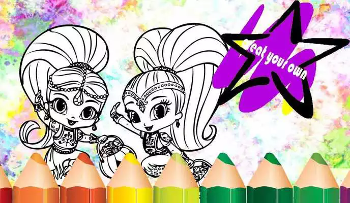 Play Draw Shimmer and Shine Fans