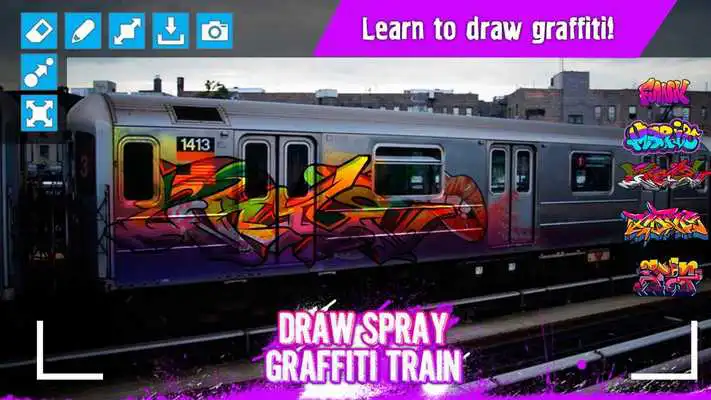 Play Draw Spray Graffiti Train Play Draw Spray Graffiti Train