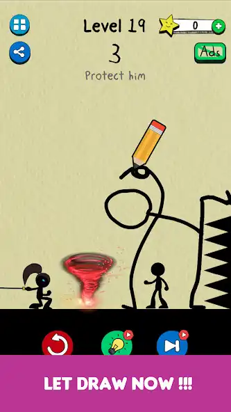 Play Draw To Save : Stickman Puzzle  and enjoy Draw To Save : Stickman Puzzle with UptoPlay