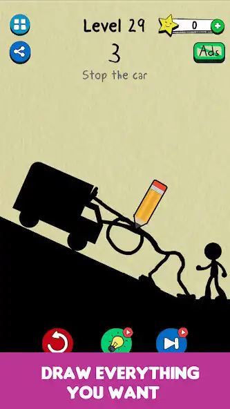 Play Draw To Save : Stickman Puzzle as an online game Draw To Save : Stickman Puzzle with UptoPlay
