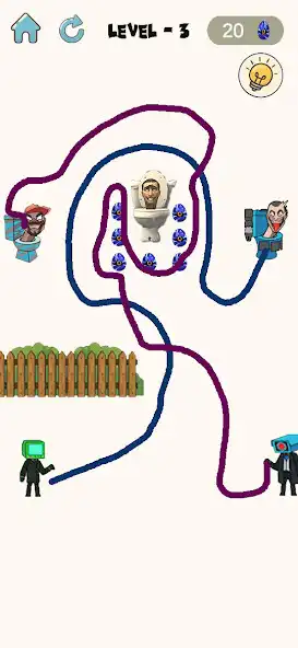 Play Draw to Toilet: Skibydi Rush  and enjoy Draw to Toilet: Skibydi Rush with UptoPlay