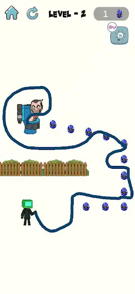 Play Draw to Toilet: Skibydi Rush as an online game Draw to Toilet: Skibydi Rush with UptoPlay