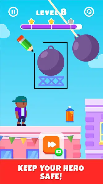 Play Draw Ways Out — Save the Hero as an online game Draw Ways Out — Save the Hero with UptoPlay