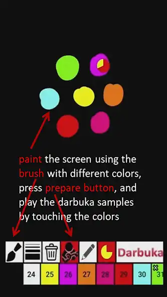 Play Draw Your Darbuka as an online game Draw Your Darbuka with UptoPlay