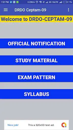 Play DRDO CEPTAM and DRDO MTS as an online game online DRDO CEPTAM and DRDO MTS with UptoPlay com.drdoceptam09 Play DRDO CEPTAM and DRDO MTS as an online game DRDO CEPTAM and DRDO MTS with UptoPlay