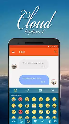 Play Dream Cloud Keyboard Theme