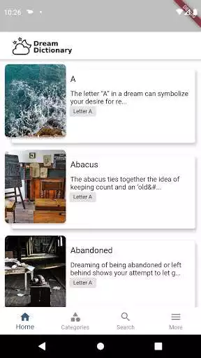 Play Dream Dictionary as an online game Dream Dictionary with UptoPlay