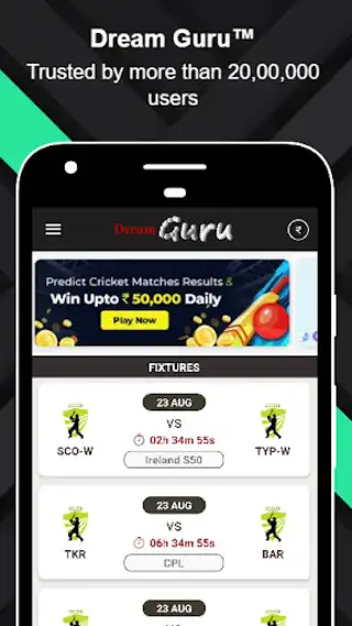 Play Dream Guru™ - Team Predictions  and enjoy Dream Guru™ - Team Predictions with UptoPlay