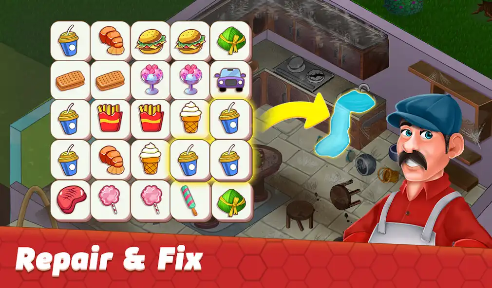 Play Dream Home Cleaning Game Match as an online game Dream Home Cleaning Game Match with UptoPlay