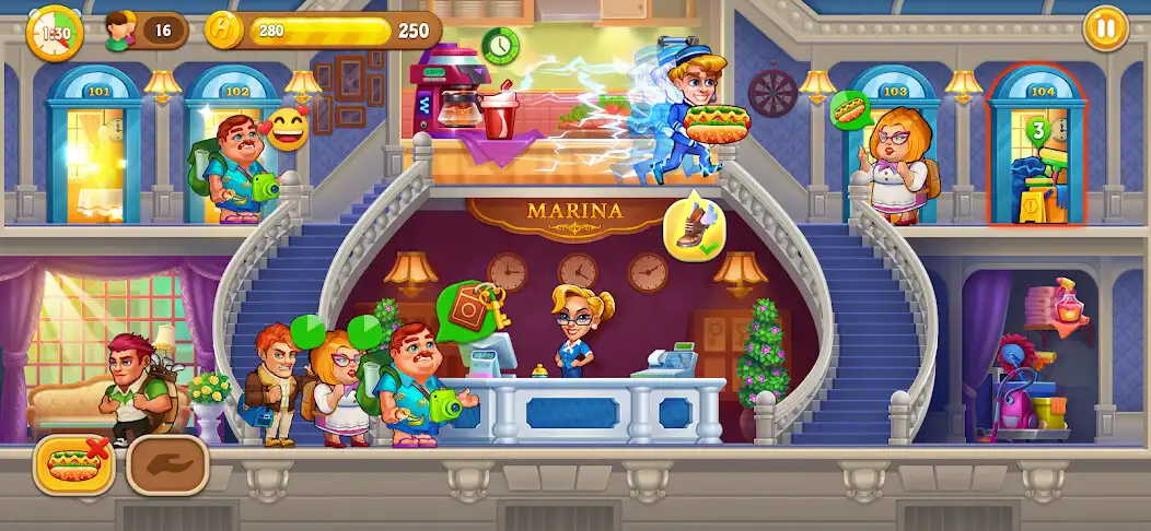 Play Dream Hotel: Hotel Manager Simulation games as an online game Dream Hotel: Hotel Manager Simulation games with UptoPlay