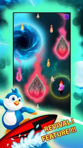 Play Dream Penguin: Free Surf Game as an online game Dream Penguin: Free Surf Game with UptoPlay