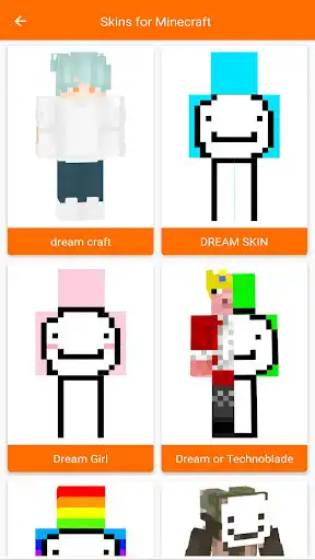 Play Dream Skins For Minecraft PE as an online game Dream Skins For Minecraft PE with UptoPlay