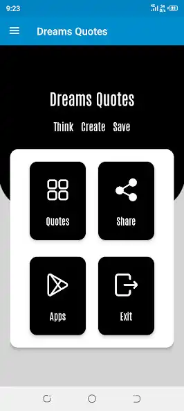 Play Dreams Quotes App  and enjoy Dreams Quotes App with UptoPlay