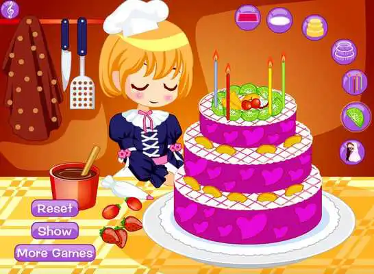 Play Dream Wedding Cake Maker - Cooking games for Girls
