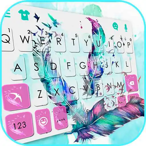 Run free android online Dreamy Feathers Keyboard Theme APK