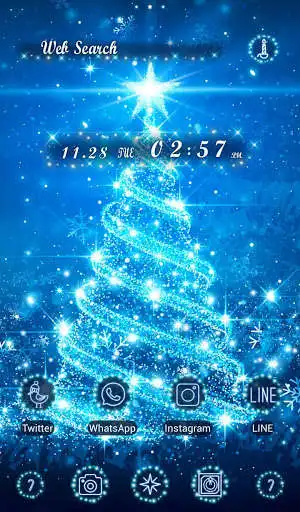 Play Dreamy Wallpaper Magical Christmas Tree Theme
