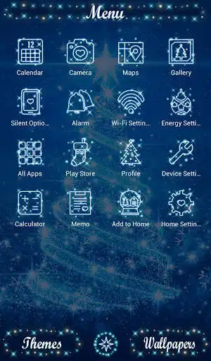 Play Dreamy Wallpaper Magical Christmas Tree Theme