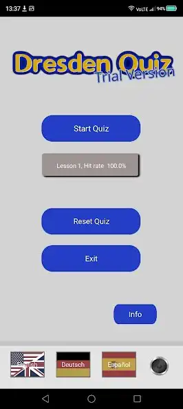 Play Dresden Quiz (Trial) as an online game Dresden Quiz (Trial) with UptoPlay