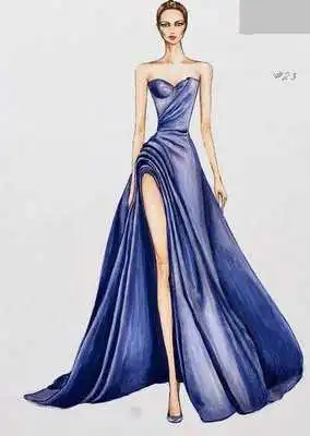 Play Dress Design Sketches
