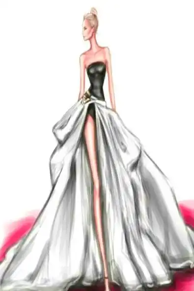 Play Dress Drawing  Painting as an online game Dress Drawing  Painting with UptoPlay