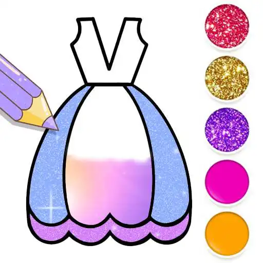 Play Dresses Coloring Book Glitter APK Play Dresses Coloring Book Glitter APK