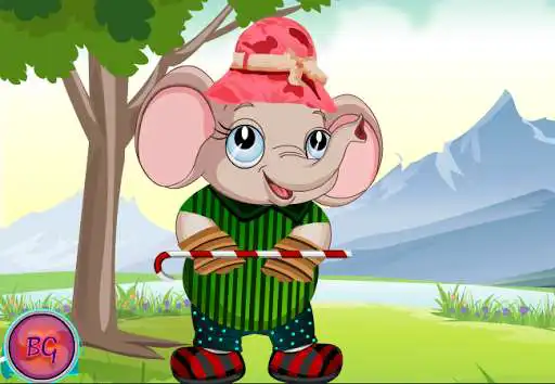 Play Dress Up Cute Elephant as an online game Dress Up Cute Elephant with UptoPlay