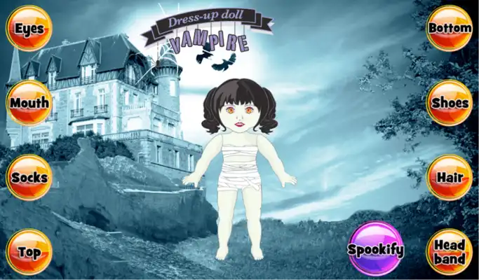 Play Dress Up Doll: Vampire