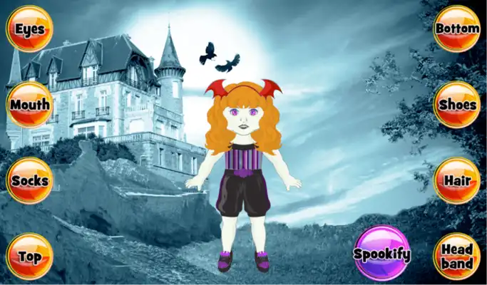 Play Dress Up Doll: Vampire